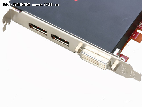 FirePro V5900 显卡外埠接口，双DP+DVI